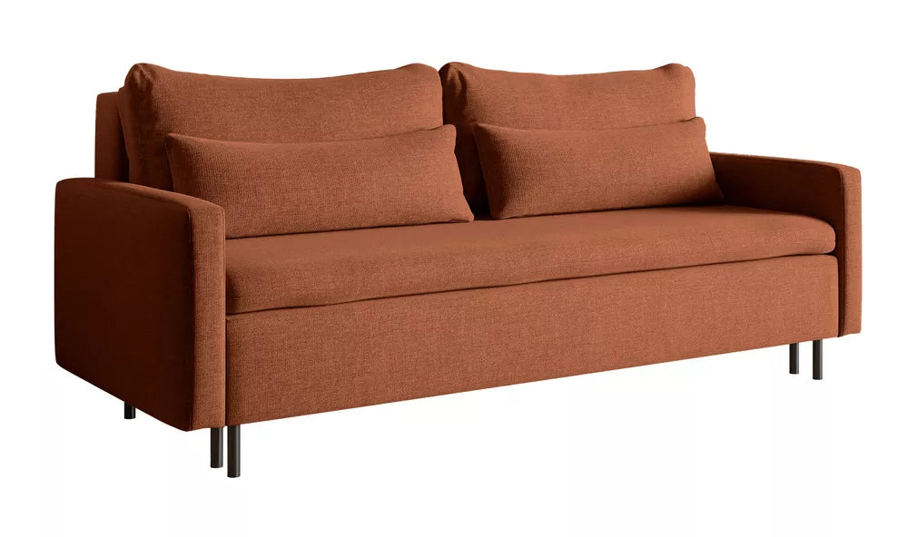 Trivietė sofa Umpro, vario spalvos