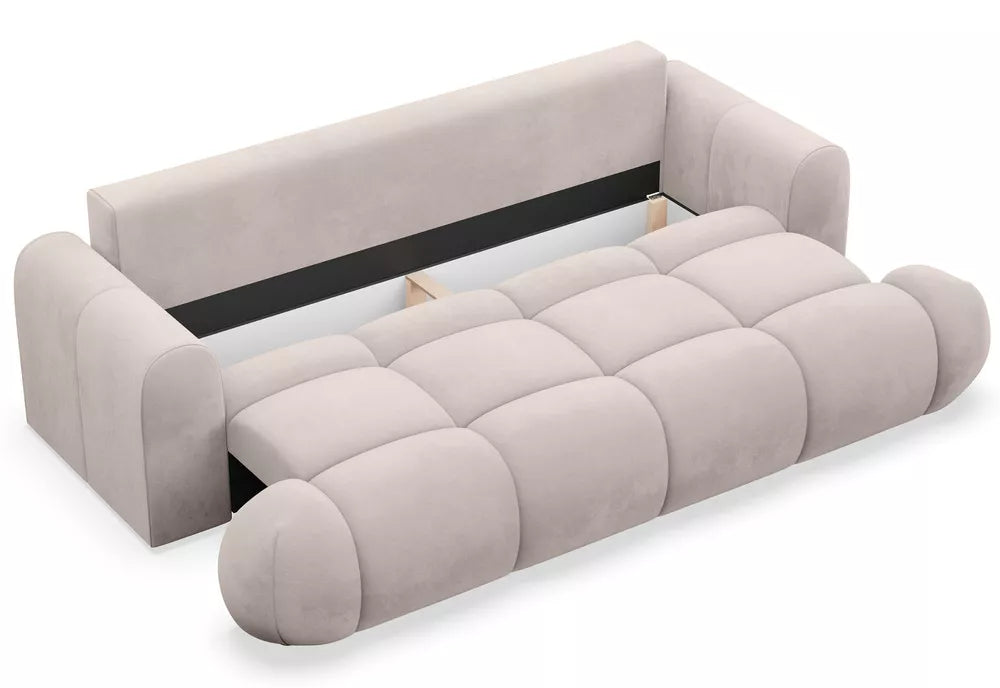Trivietė sofa Ombo Doce, pilkai smėlinė