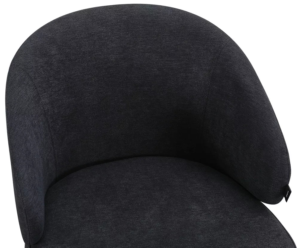 Minkšta kėdė Atiblle, grafitinė