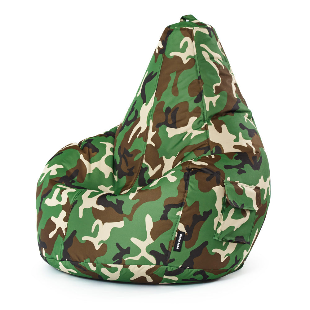 Lauko Sėdmaišis Cozy Green Camouflage
