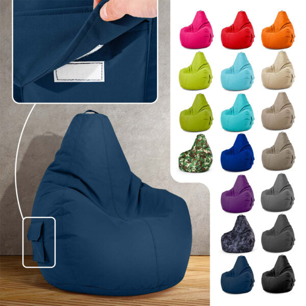Lauko Sėdmaišis Cozy Dark Blue