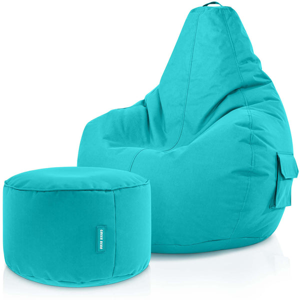 Lauko Sėdmaišių Komplektas Cozy ir Stay Turquoise