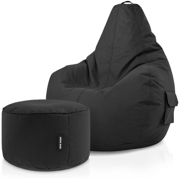 Lauko Sėdmaišių Komplektas Cozy ir Stay Black