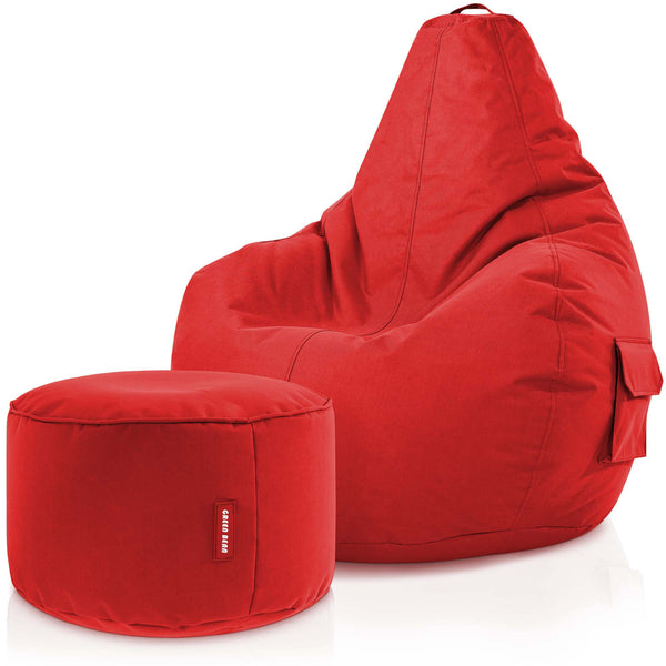 Lauko Sėdmaišių Komplektas Cozy ir Stay Red