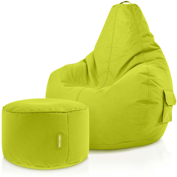 Lauko Sėdmaišių Komplektas Cozy ir Stay Light Green