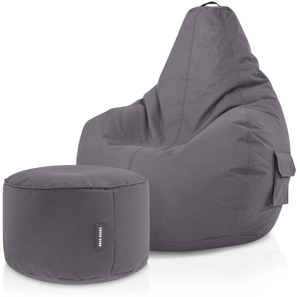 Lauko Sėdmaišių Komplektas Cozy ir Stay Graphite Grey