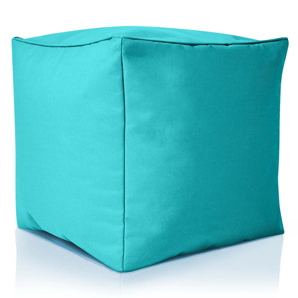 Lauko Pufas Cube Turquoise