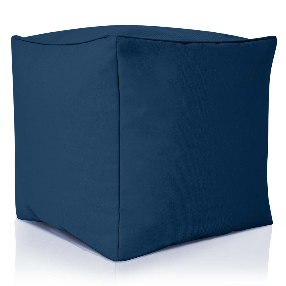 Lauko Pufas Cube Dark Blue