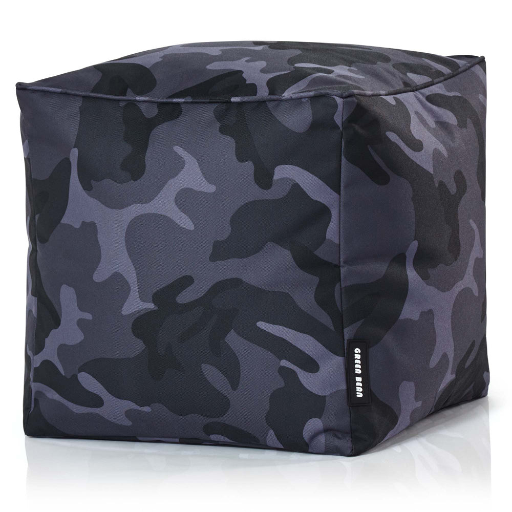 Lauko Pufas Cube Black Camouflage