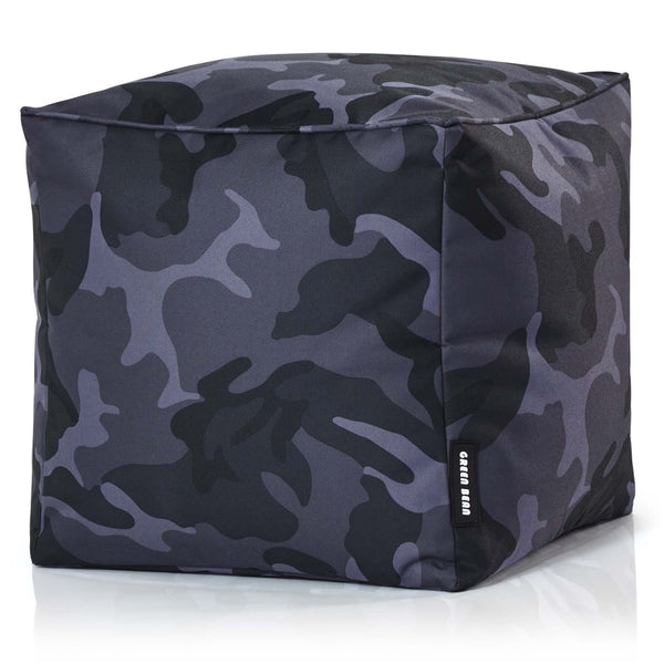 Lauko Pufas Cube Black Camouflage