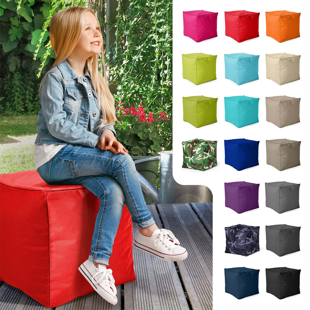 Lauko Pufas Cube Red