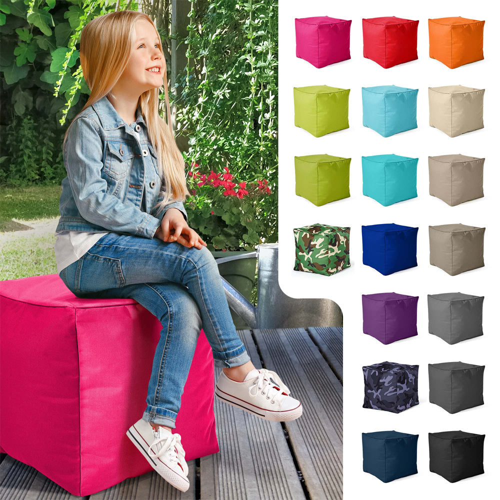 Lauko Pufas Cube Pink