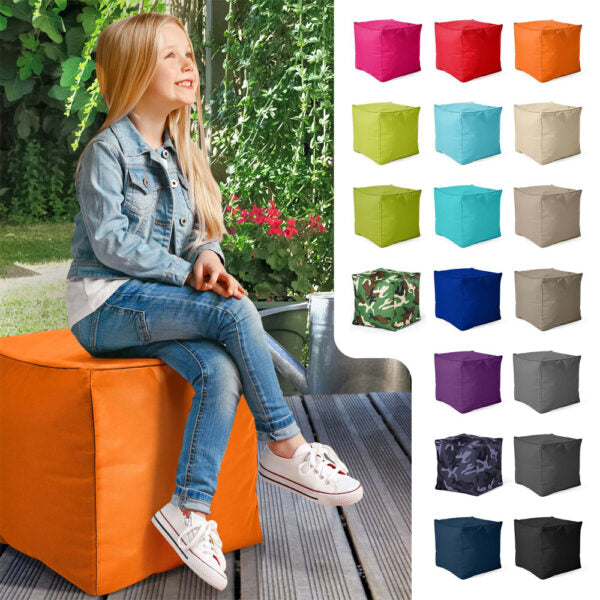 Lauko Pufas Cube Orange