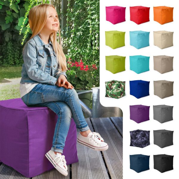 Lauko Pufas Cube Purple