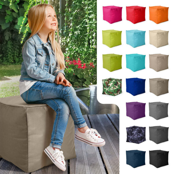 Lauko Pufas Cube Khaki