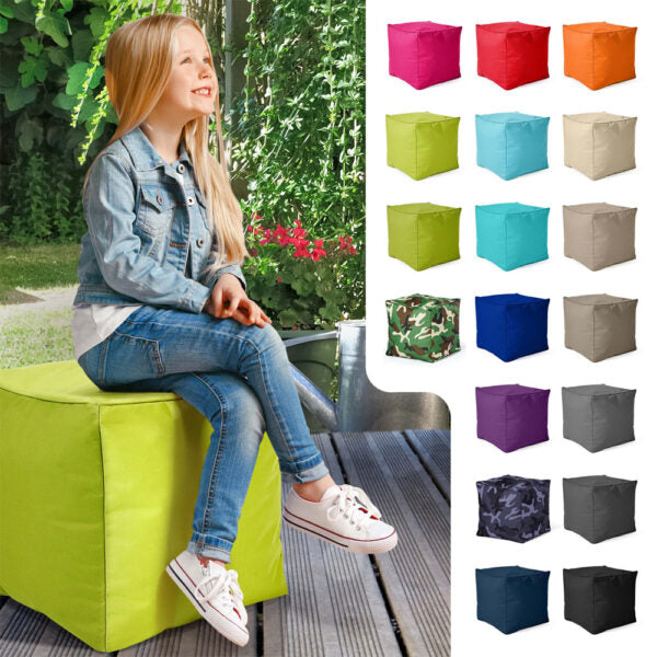 Lauko Pufas Cube Light Green