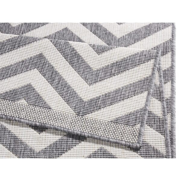 Dvipusis Lauko Kilimas Palma Grey