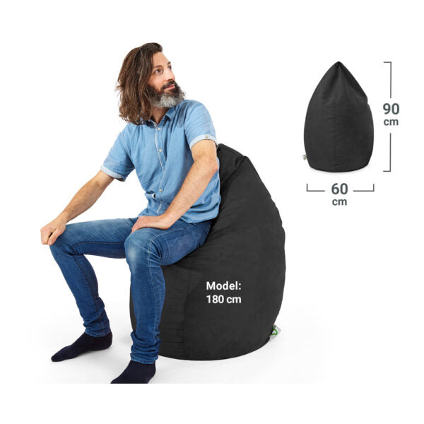 Sėdmaišis Drop Black