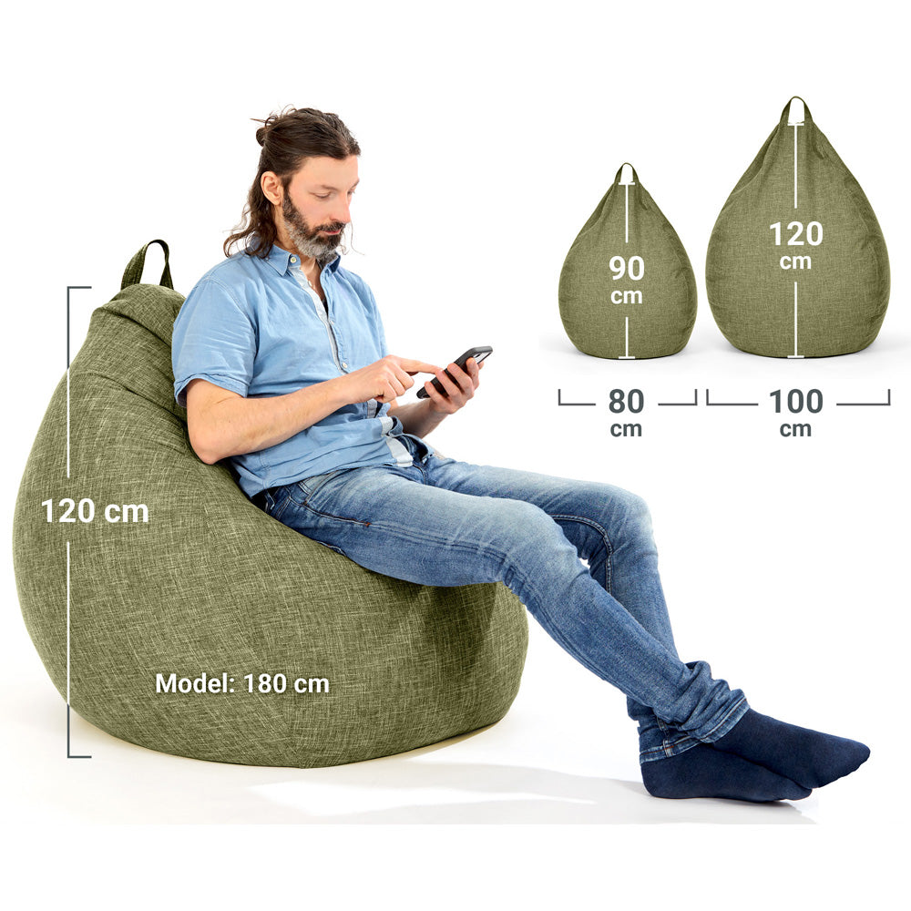 Sėdmaišis Home Linen XXL Green