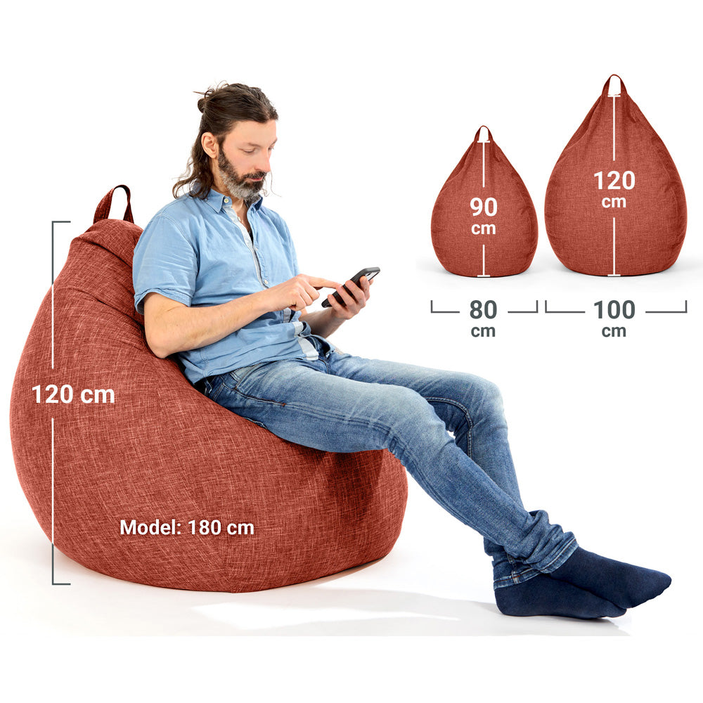 Sėdmaišis Home Linen XXL Red