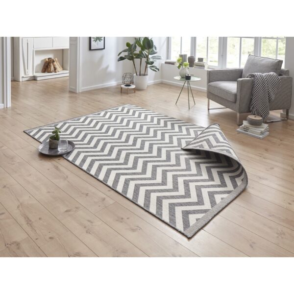 Dvipusis Lauko Kilimas Palma Grey
