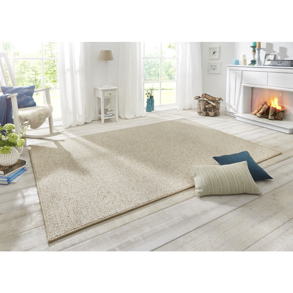 Trumpo Plauko Kilimas Wolly Beige