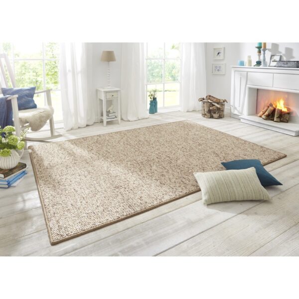Trumpo Plauko Kilimas Wolly Brown
