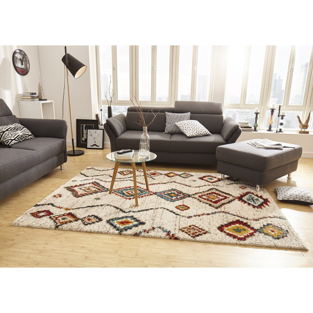 Ilgo Plauko Kilimas Geometric