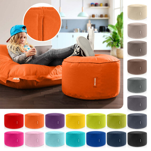 Lauko Pufas Stay Orange