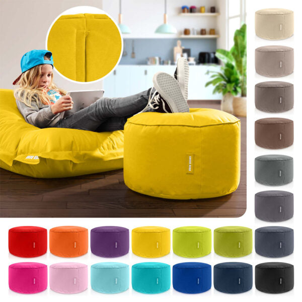 Lauko Pufas Stay Yellow