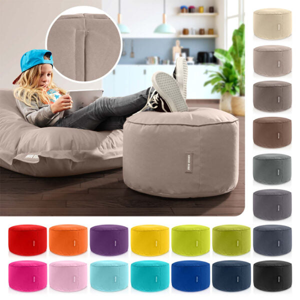 Lauko Pufas Stay Dark Beige