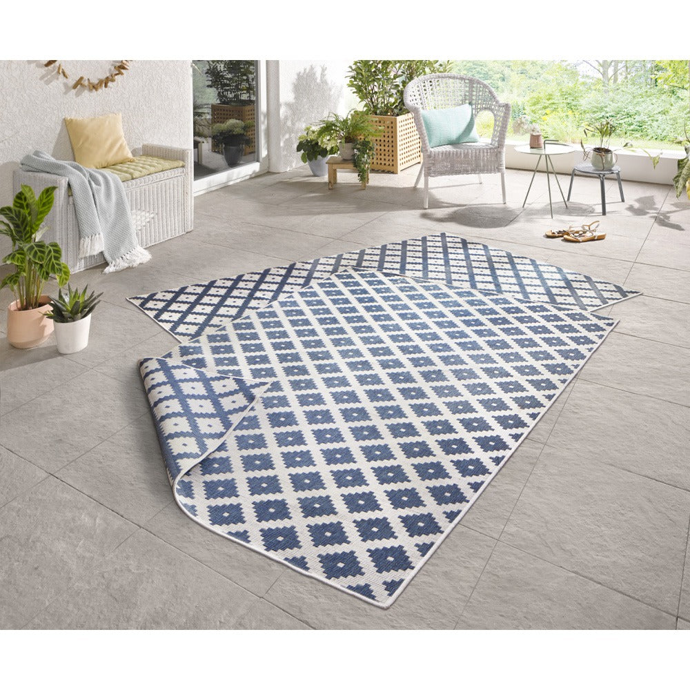 Dvipusis Lauko Kilimas Nizza Blue