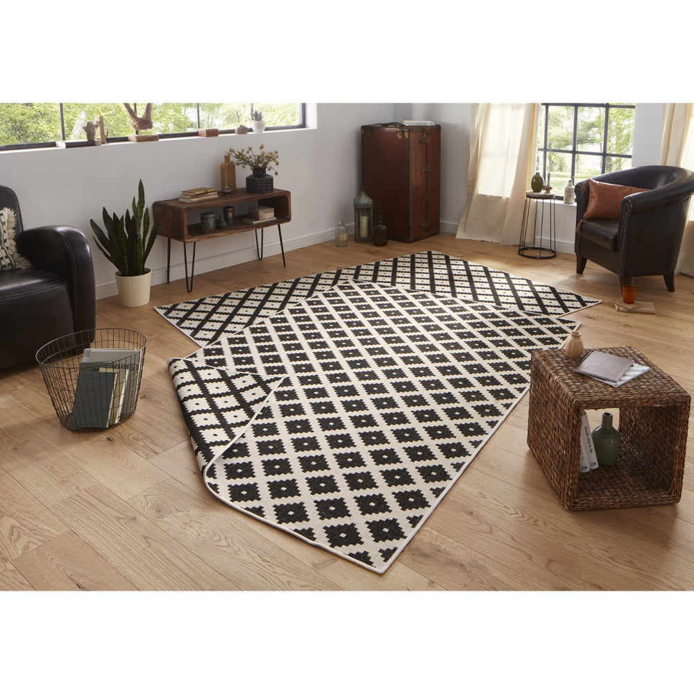 Dvipusis Lauko Kilimas Nizza Black