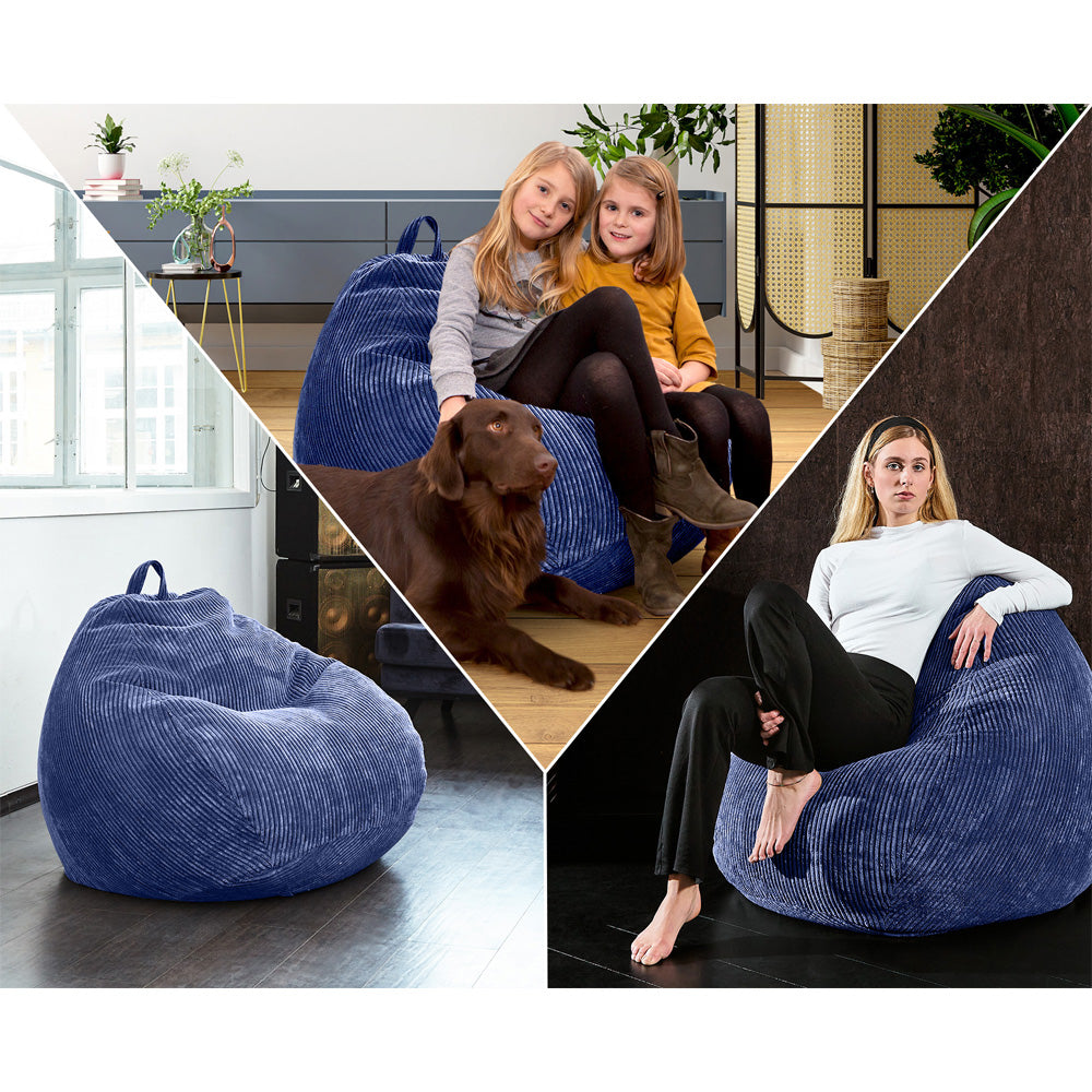 Sėdmaišis Scoop Indoor Dark Blue