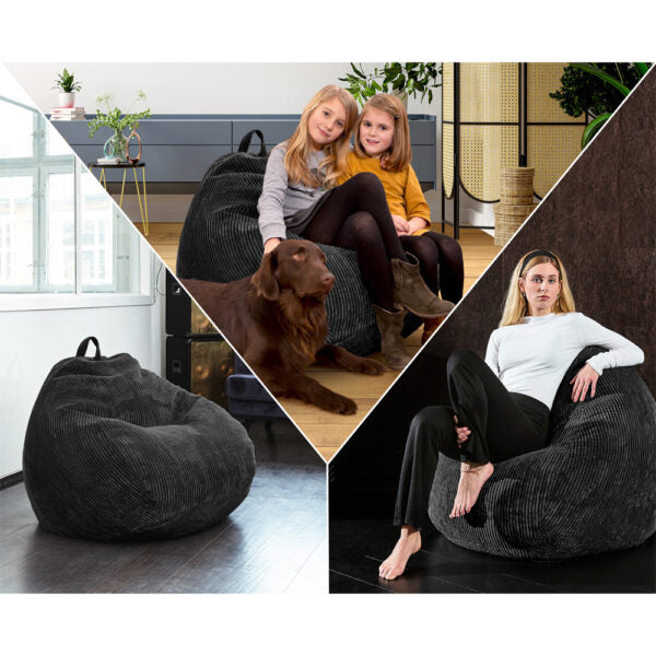 Sėdmaišis Scoop Indoor Black