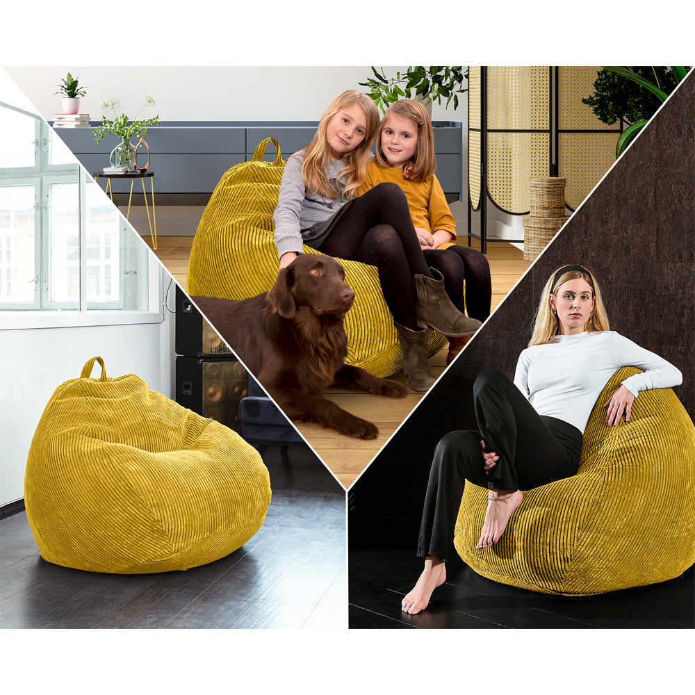 Sėdmaišis Scoop Indoor Yellow