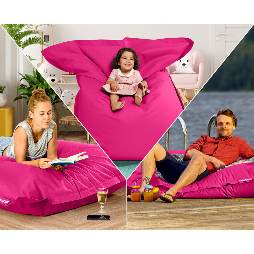 Lauko Sėdmaišis Square Outdoor XXL Pink