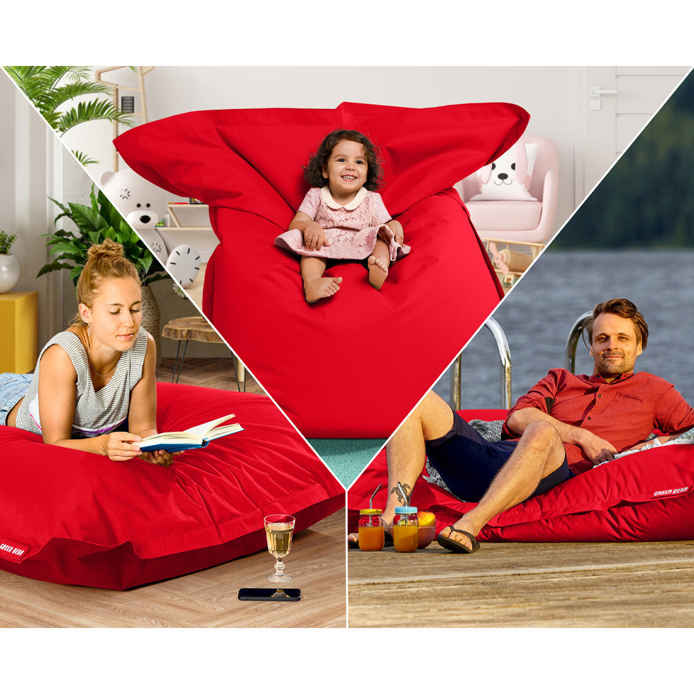 Lauko Sėdmaišis Square Outdoor XXL Red