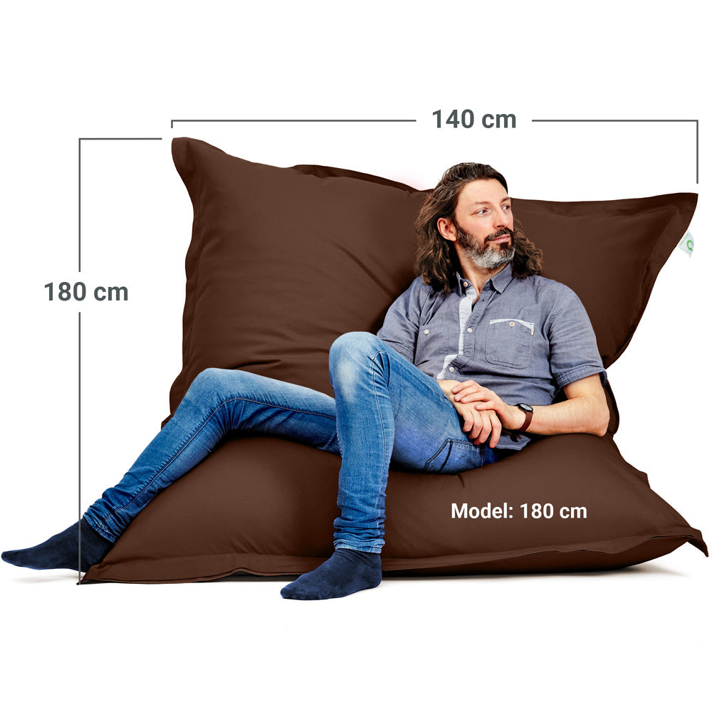 Sėdmaišis Square Indoor XXL Brown