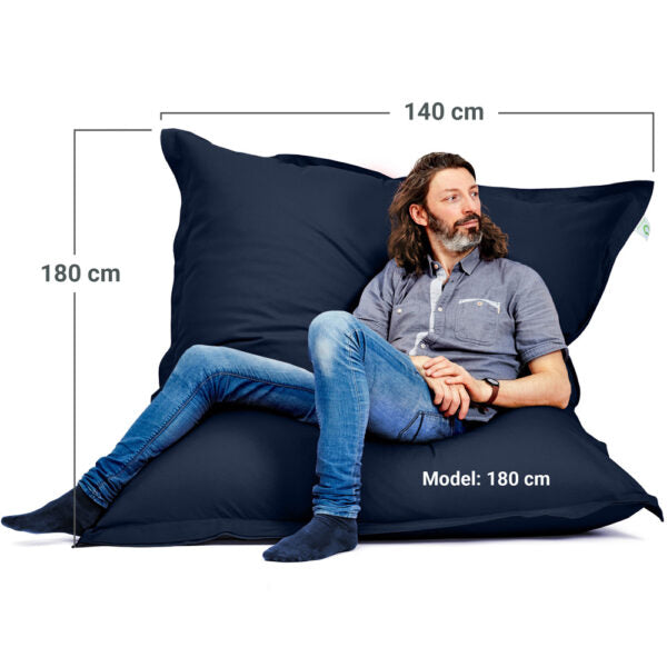 Sėdmaišis Square Indoor XXL Dark Blue