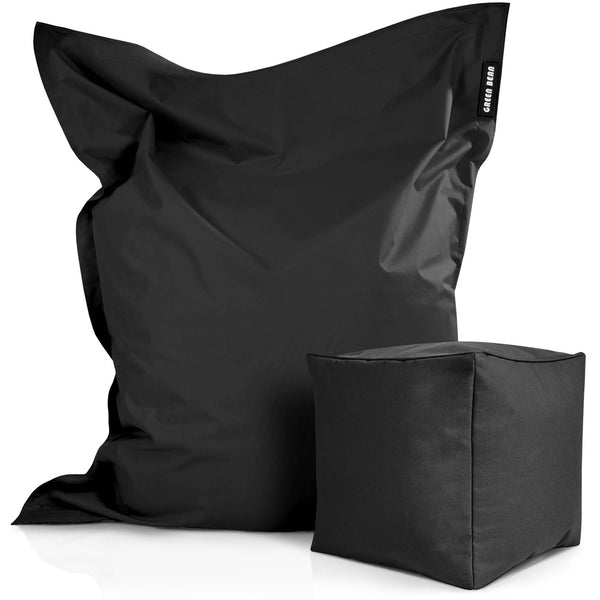 Lauko Sėdmaišių Komplektas Square XXL ir Cube Black