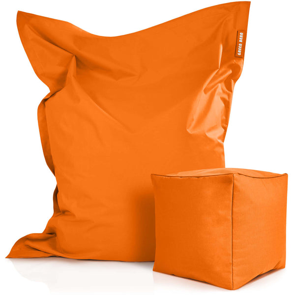 Lauko Sėdmašių Komplektas Square XXL ir Cube Orange