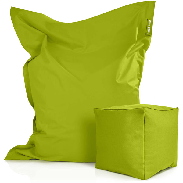 Lauko Sėdmaišių Komplektas Square XXL ir Cube Green