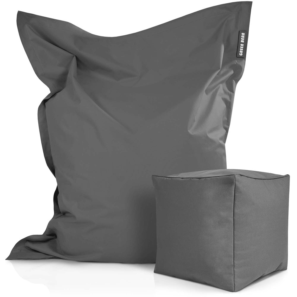 Lauko Sėdmaišių Komplektas Square XXL ir Cube Grey