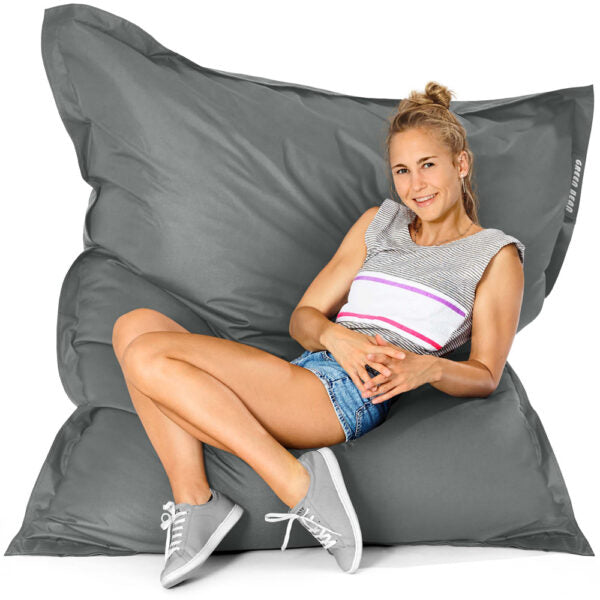 Lauko Sėdmaišis Square Outdoor XXL Grey