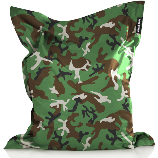 Lauko Sėdmaišis Square Outdoor XXL Green Camouflage
