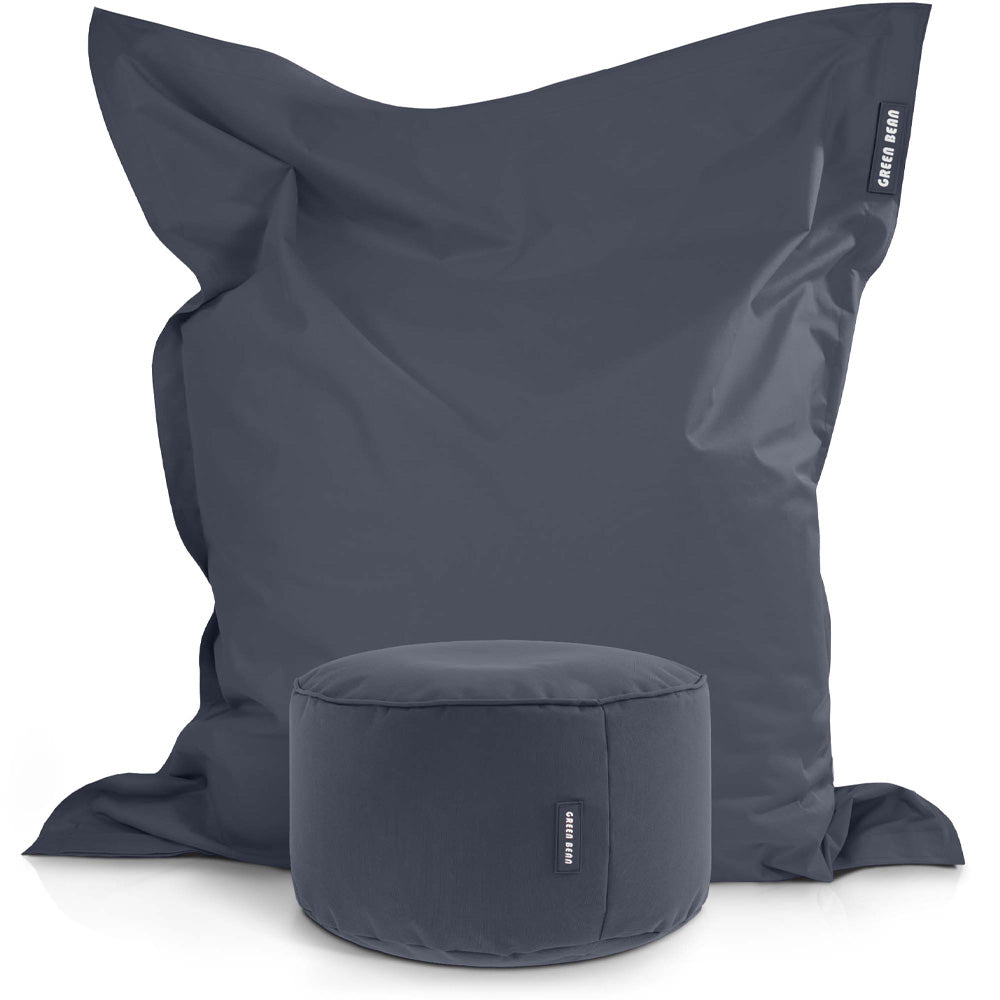 Lauko Sėdmaišių Komplektas Square XXL ir Stay Dark Grey