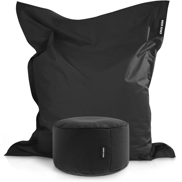 Lauko Sėdmaišių Komplektas Square XXL ir Stay Black