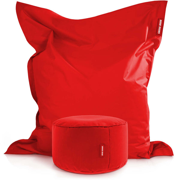 Lauko Sėdmaišių Komplektas Square XXL ir Stay Red