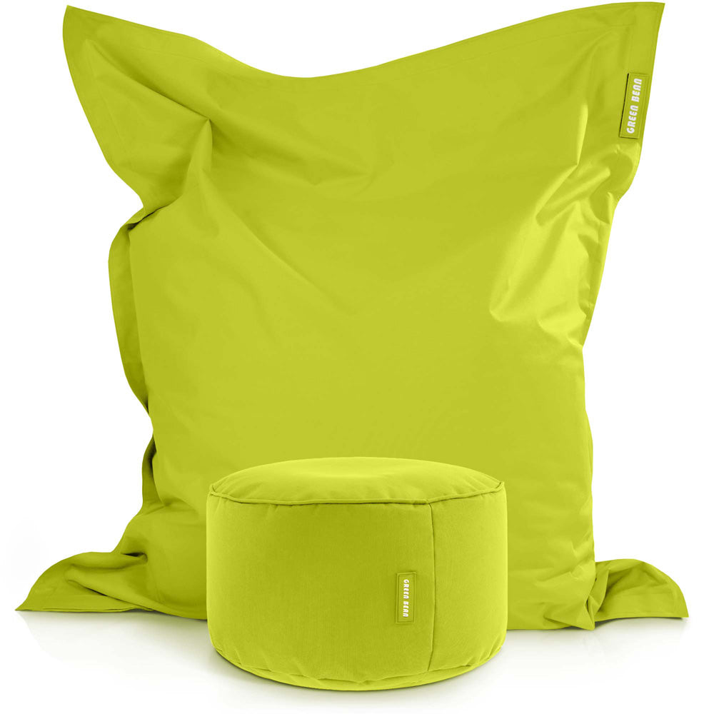 Lauko Sėdmaišių Komplektas Square XXL ir Stay Light Green